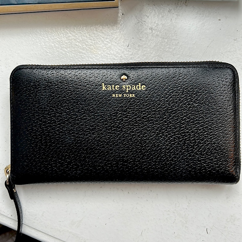 Kate Spade Leila Large Continental Wallet (Black)